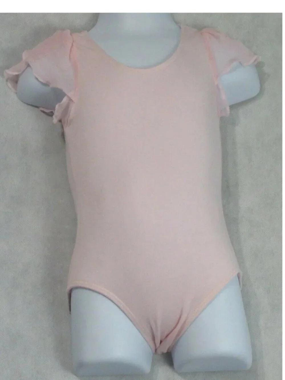 Flo Dancewear Little Girls Georgette-Back Leotard, Pink, 2XS